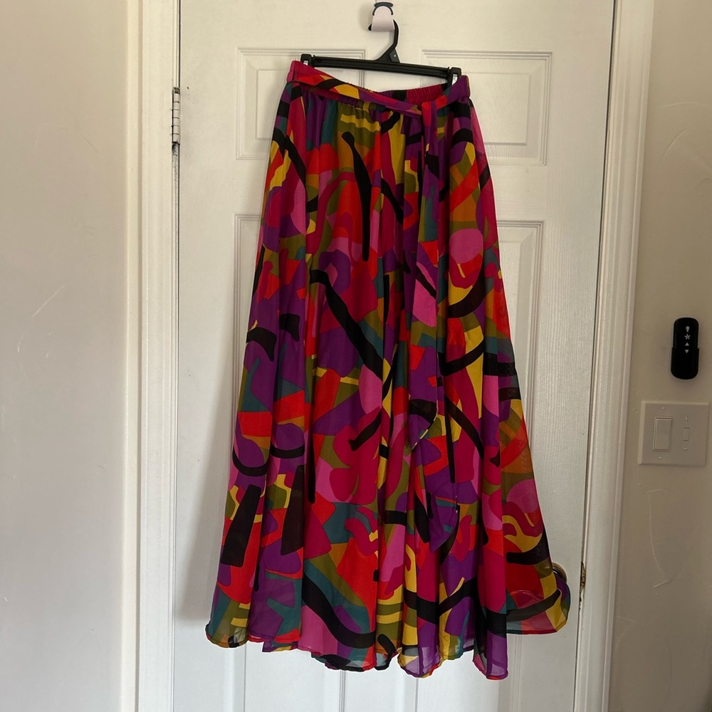 Multicolor Maxi Skirt